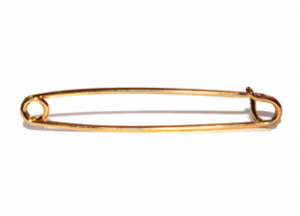 Gold Collar Pin, Old Fashioned Pin; $18
