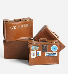 Vintage Men's Leather Briefcase Online Only  $175.00