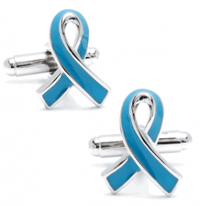 Prostate Cancer Awareness Ribbon Cufflinks