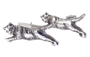 Leaping Cat Cufflinks