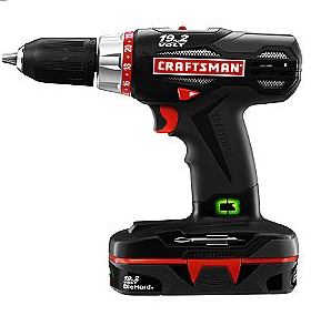 raftsman 17310 19.2-volt C3 Compact Lithium-Ion Cordless Compact Drill-Driver Sears Item# 00917310000 | Model# 17310  Rating 4.5 | 98 Reviews | Create a Review Reg Price: $119.99 Savings: $30.00 $89.99 Now $80.99