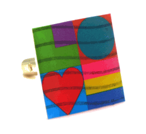 Love Stamp Cufflinks