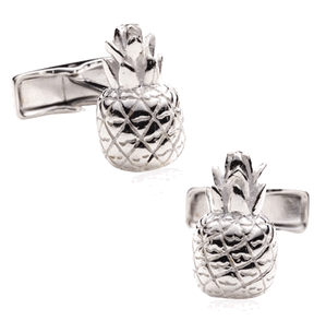 Sterling Pineapple Cufflinks