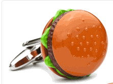 Burger Cufflinks