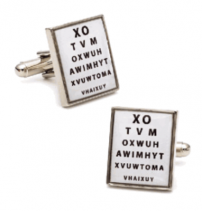 Eye Chart Cufflinks