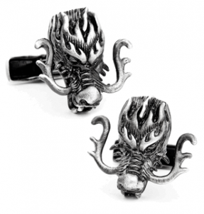 Chinese Dragon Head Cufflinks