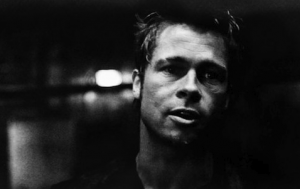 Brad Pitt as Tyler Durden